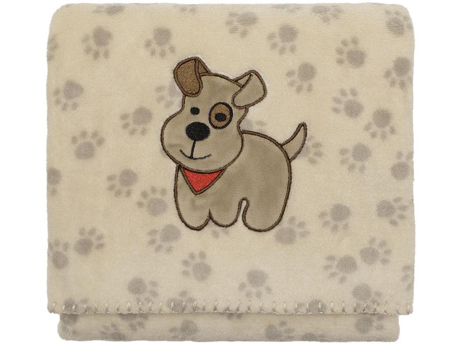 Manta para Bebê Buettner Microfibra Puppy - Caqui