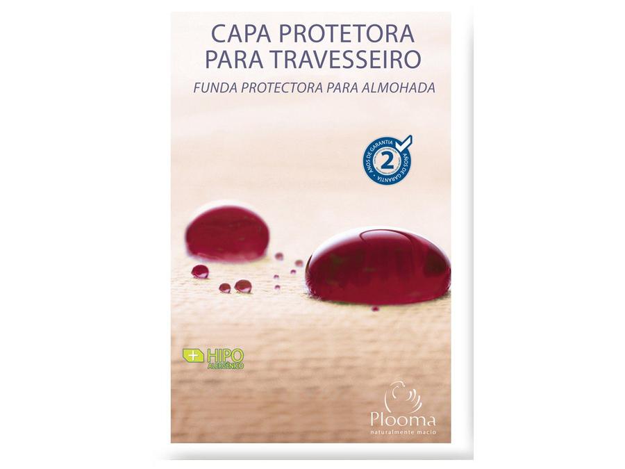 Capa para Travesseiro Plooma CT.A2.0011 Branco - 50x90cm