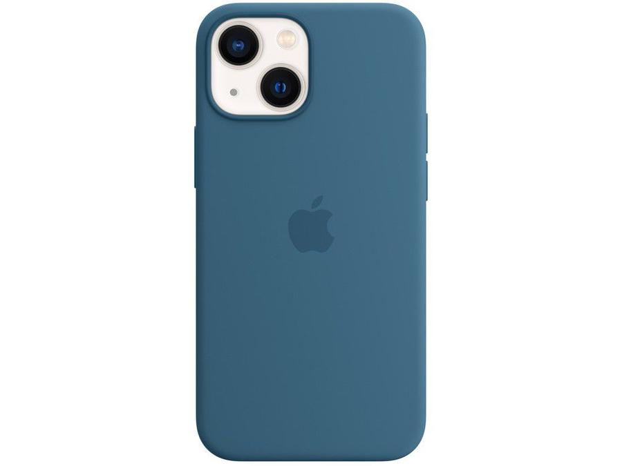 Capa Silicone com MagSafe Azul-Vintage - iPhone 13 Mini Original
