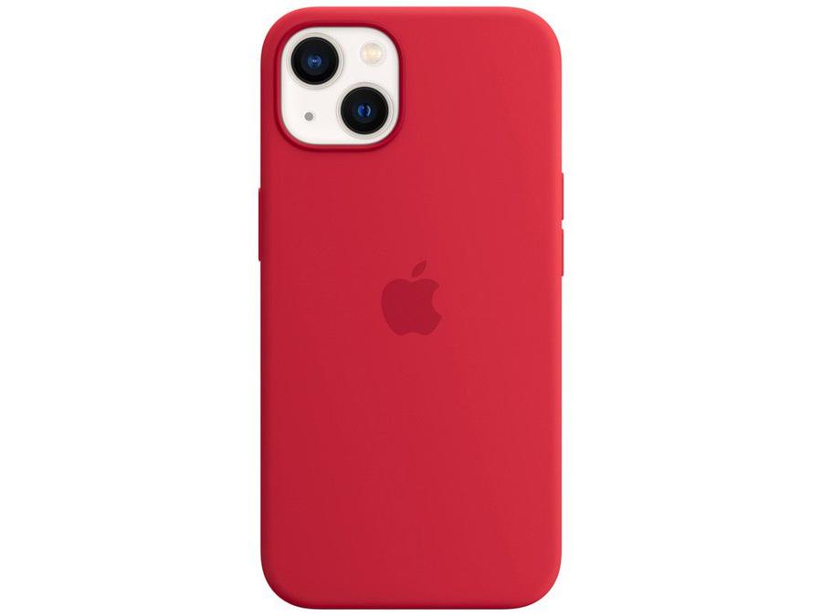 Capa Silicone com MagSafe (PRODUCT)RED - para iPhone 13 Original