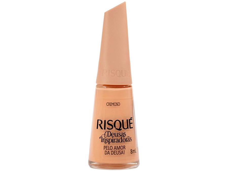 Esmalte Risqué Deusas Inspiradoras Pelo Amor da - Deusa! Laranja Cremoso Hipoalergênico 8ml