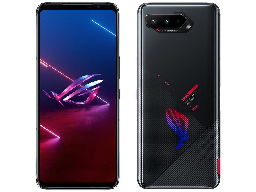 Smartphone Gamer Asus ROG Phone 5s 128GB Preto - 8GB RAM Tela 6,78" Câm. Tripla + Selfie 24MP
