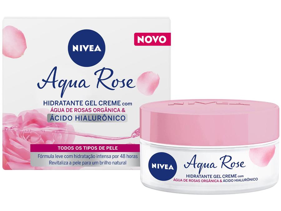 Gel Creme Hidratante Facial Nivea Petals Aqua Rose - 50ml