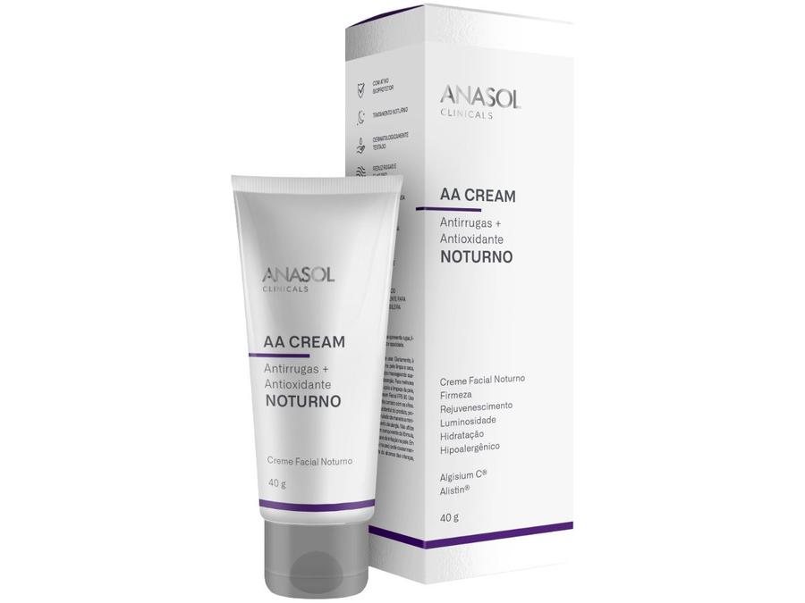 Creme Facial Antirrugas Anasol AA Cream Clinicals - Noturno 40g