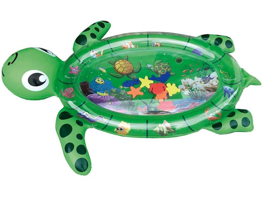Tapete de Água para Bebê Inflável KaBaby Divertido - Tartaruga 103x82cm