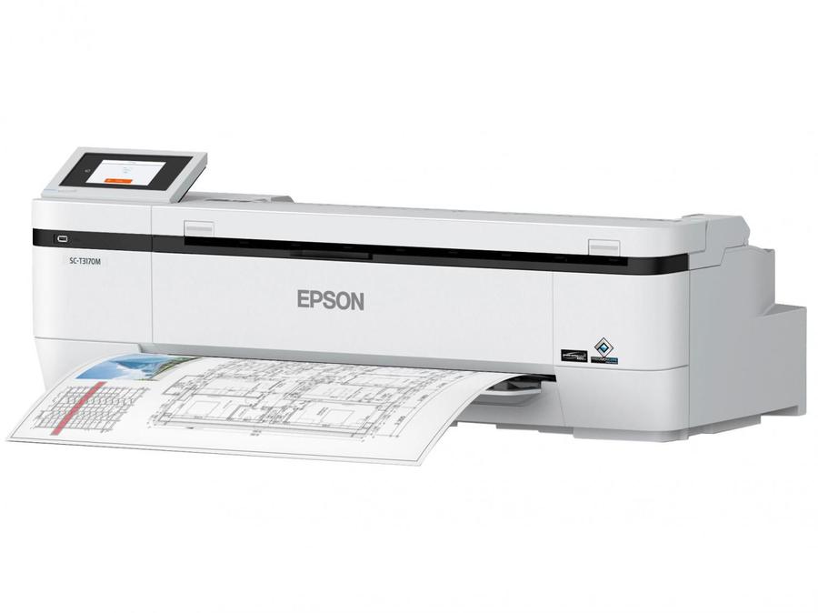 Impressora Plotter Epson SureColor T-3170M - Jato de Tinta Colorido Wi-Fi