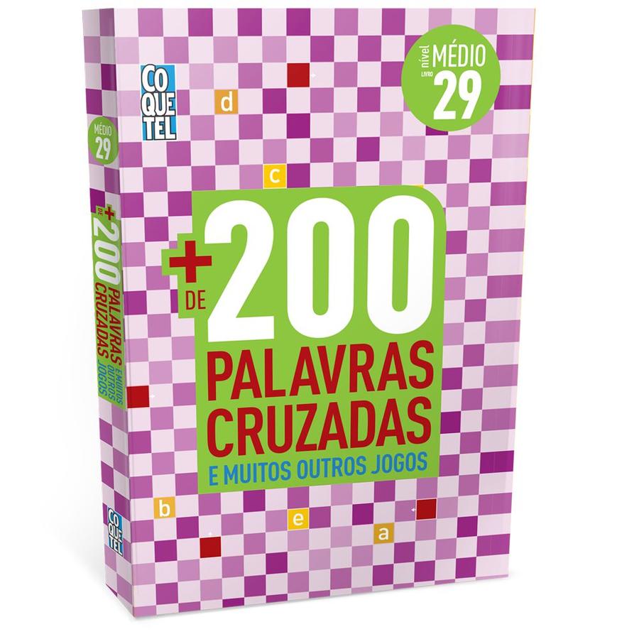 Livro - Livro Mais 200 Palavras Cruzadas Ed. 29 -