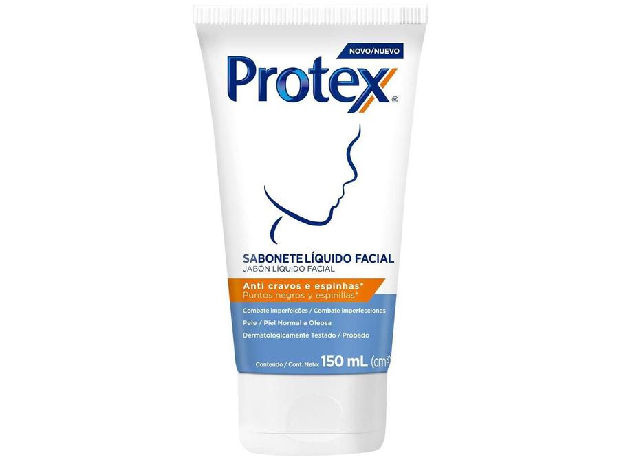 Sabonete Líquido Facial Protex - Anti Cravos e Espinhas 150g