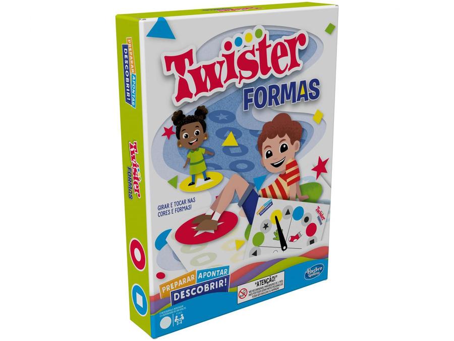 Jogo Twister Formas Hasbro -