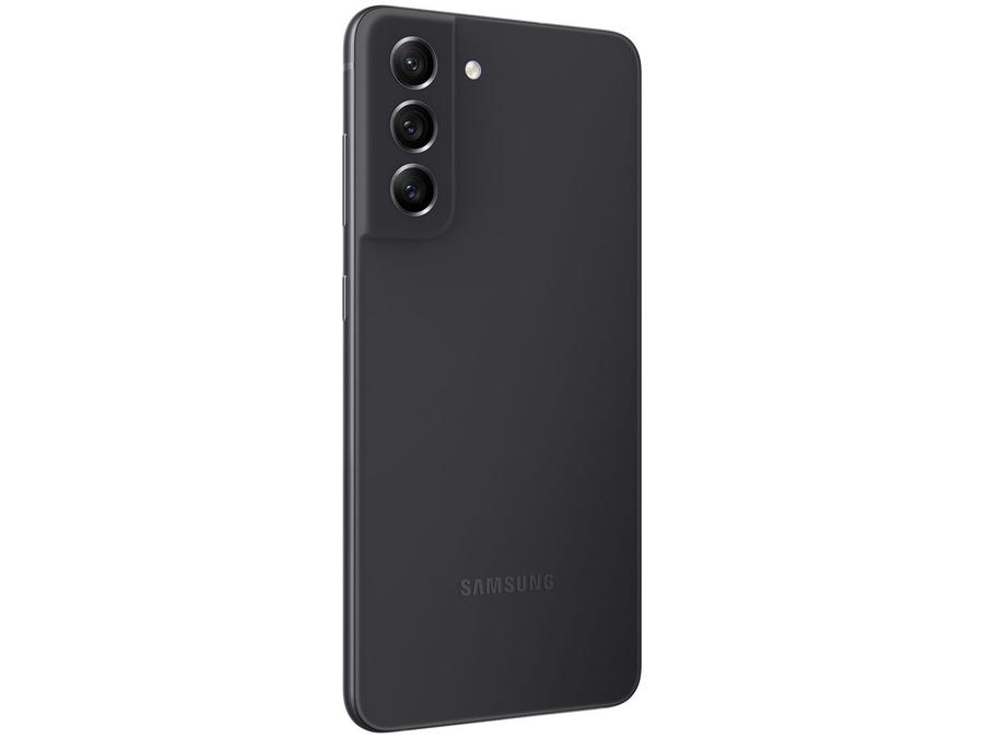 Smartphone Samsung Galaxy S21 FE 128GB Preto 5G - 6GB RAM Tela 6,4" Câm. Tripla + Selfie 32MP