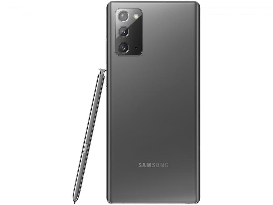 Smartphone Samsung Galaxy Note20 256GB Mystic - Gray 8GB RAM Tela 6,7" Câm. Tripla + Selfie 10MP