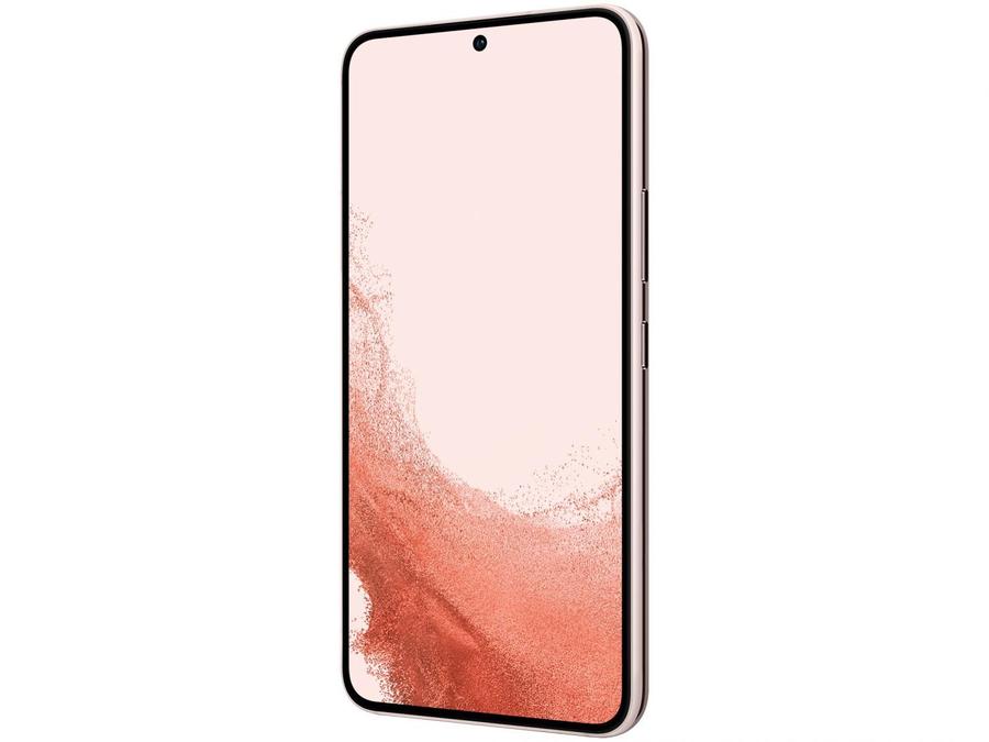 Smartphone Samsung Galaxy S22 128GB Rosé 5G - 8GB RAM Tela 6,1" Câm. Tripla + Selfie 10MP