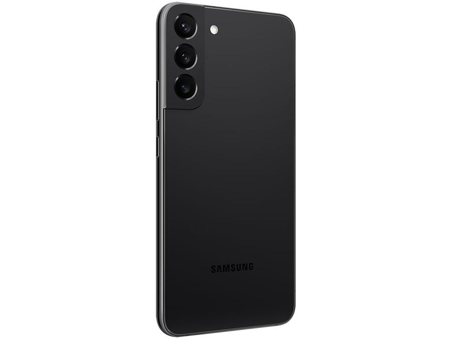 Smartphone Samsung Galaxy S22+ 128GB Preto - 8GB RAM Tela 6,6" Câm. Tripla + Selfie 10MP