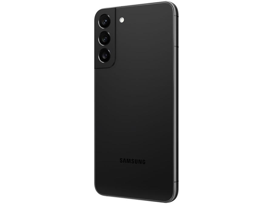 Smartphone Samsung Galaxy S22+ 128GB Preto - 8GB RAM Tela 6,6" Câm. Tripla + Selfie 10MP