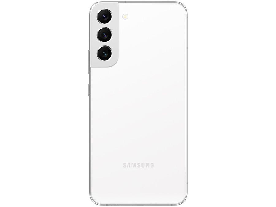Smartphone Samsung Galaxy S22+ 256GB Branco - 8GB RAM Tela 6,6" Câm. Tripla + Selfie 10MP