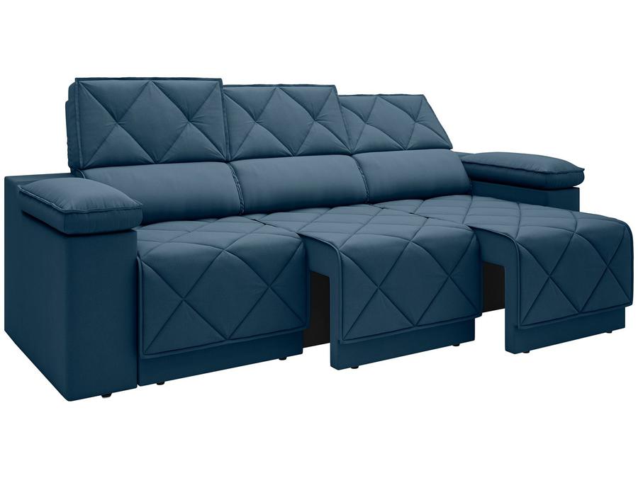 Sofá Retrátil Reclinável 3 Lugares Velosuede - Thanos Next Sofás