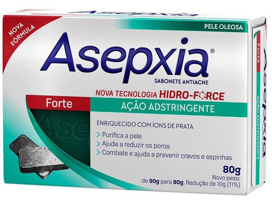 Sabonete em Barra Facial Asepxia Forte Ação - Adstringente 80g