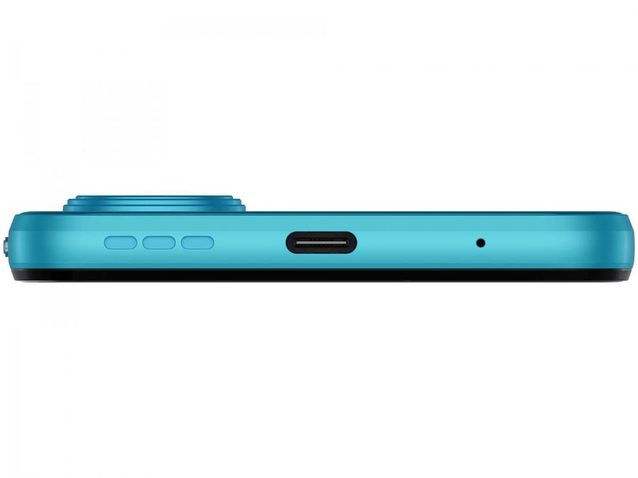 Smartphone Motorola Moto G22 128GB Azul 4G - Octa-Core 4GB RAM 6,5" Câm Quádrupla + Selfie 16MP