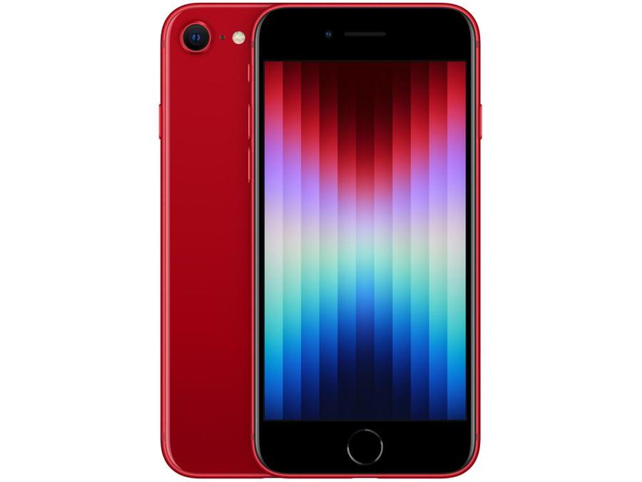 Apple iPhone SE 3ª geração 64GB (PRODUCT)RED - 4,7"12MP iOS