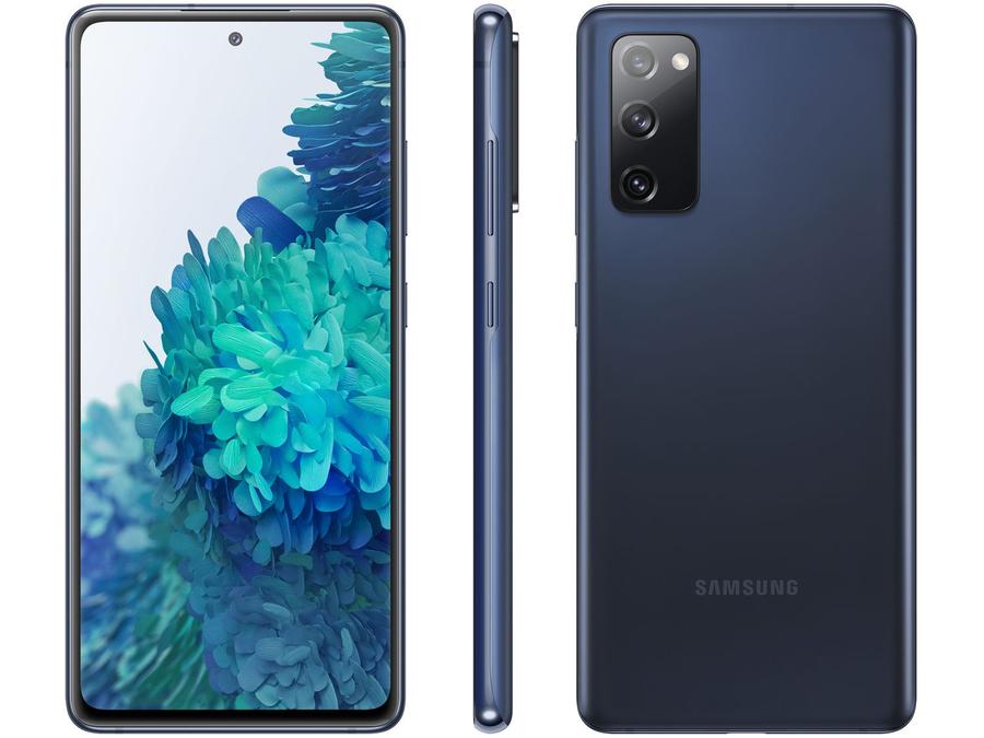 Smartphone Samsung Galaxy S20 FE 5G 128GB Azul - Marinho 6GB RAM 6,5" Câm. Tripla + Selfie 32MP