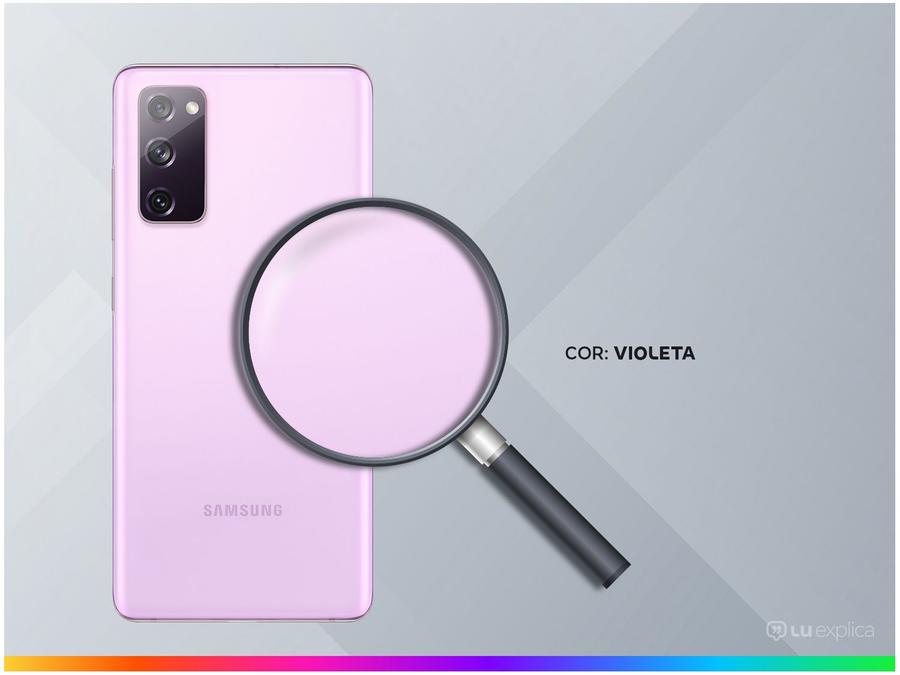 Smartphone Samsung Galaxy S20 FE 5G 128GB Violeta - Octa-Core 6GB RAM 6,5" Câm. Tripla + Selfie 32MP