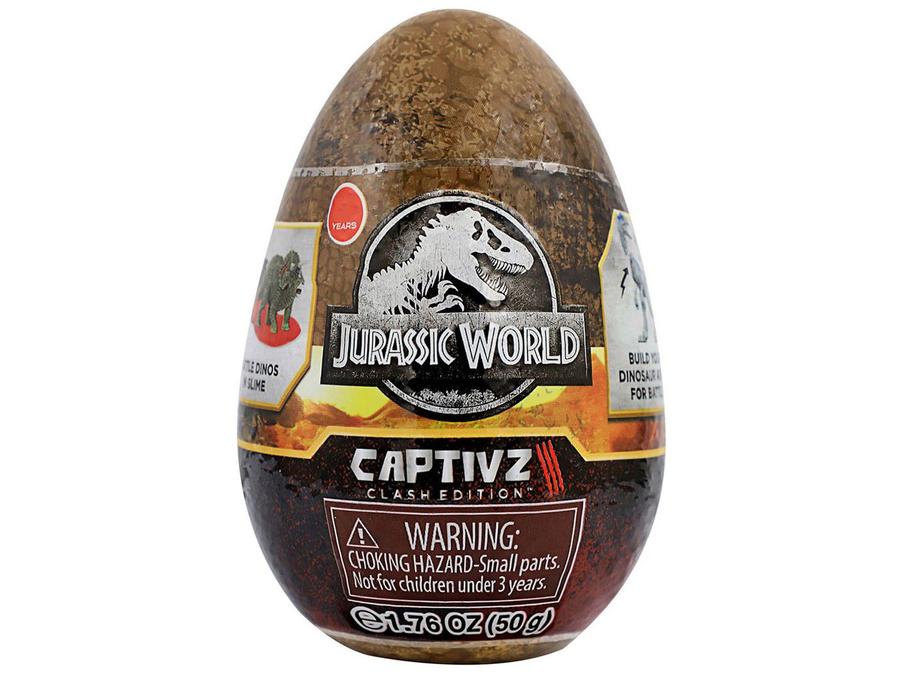 Ovo Surpresa Jurassic World CAPTIVZ - Clash Edition Season Sunny Brinquedos