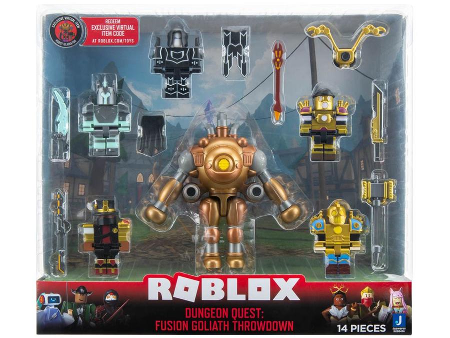 Playset Roblox Dungeon Quest Fusion Goliath - Sunny Brinquedos 14 Peças