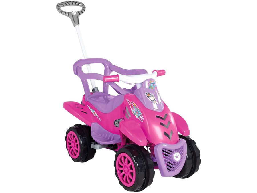 Carrinho de Passeio Infantil Cross Legacy Pink - com Pedal com Empurrador Calesita