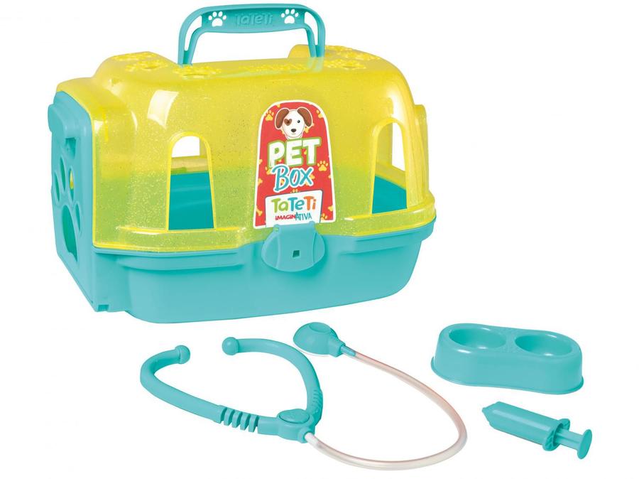 Maleta Veterinária Infantil Pet Box Tateti - 5 Peças