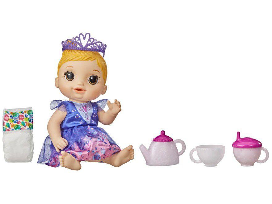 Boneca Baby Alive Chá de Princesa Loira - com Acessórios Hasbro