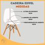 Imagem de 01 Capa De Cadeira Charles Eiffel Nordic Eames Luxo Sala Quarto Malha Gel Premium Moderna