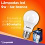 Imagem de 01 Lampada LED 9W Luz Branca 6500K Rayovac 1 caixa Bulbo Soquete E27 Luz Fria