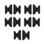 Imagem de 01 Pares Plaqueta Adesiva Silicone Nariz Óculos peça macia apoio nasal ponte armação armaçao oculos cola 3m masculina feminina colar poça segurar