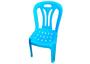 Imagem de 02 Cadeiras Infantil de Plástico Para Estudar Desenhar e Brincar Azul