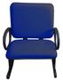 Imagem de 02 Cadeiras para Escritório para Obesos até 250kg Azul