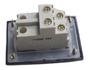 Imagem de 02 Interruptor Duplo Simples P/ Móveis Margirius Marrom 10a