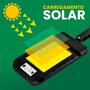 Imagem de 02 Luminárias Solar Led 128 Cob Parede Refletore Sensor Controle