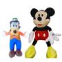 Imagem de 02 Pelúcias Mickey Mouse e Pateta 45cm