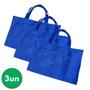 Imagem de 03 Bolsas de Praia Ecobag Sacola Feminina Ecológica Shade Compra