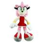 Imagem de 03 Brinquedos Pelucia Tails Shadow e Amy 35cm Turma do Sonic Antialergico