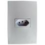 03 Conjuntos Tomadas Simples 20A 4x2 Recta Branco Gloss Blux Imagem de 03 Conjuntos Tomadas Simples 20A 4x2 Recta Branco Gloss Blux