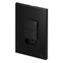 Imagem de 03 Interruptor Duplo Simples + Tomada 20 A Recta Preto Fosco