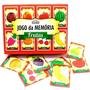 Imagem de 03 Jogos (Jogo Memória Animais +Jogo Memória Frutas +Jogo de Dominó Frutas e Números Educacional ).