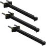 Imagem de 03 SUPORTES REFLETOR BASE RETA BRAÇO 40 cm 3 cjts