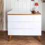 Imagem de 04 Suporte Angular Pé Madeira Retrô Para Móveis E Decoração