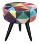 Imagem de 04 Suporte Angular Pé Madeira Retrô Para Móveis E Decoração