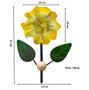 Imagem de 04 un. Suporte Cabideiro Rústico de Parede em Ferro com Flor (TN2299CF1.6) com 1 ou 2 Ganchos