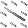 Imagem de 08 Corrediças Trilhos Telescop Push Open 400 X 45mm Abraplac