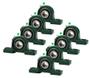 Imagem de 08 Mancal Pedestal Com Rolamento P206 30Mm
