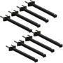 Imagem de 08 SUPORTES REFLETOR BASE RETA BRAÇO 40 cm 8 Cjts